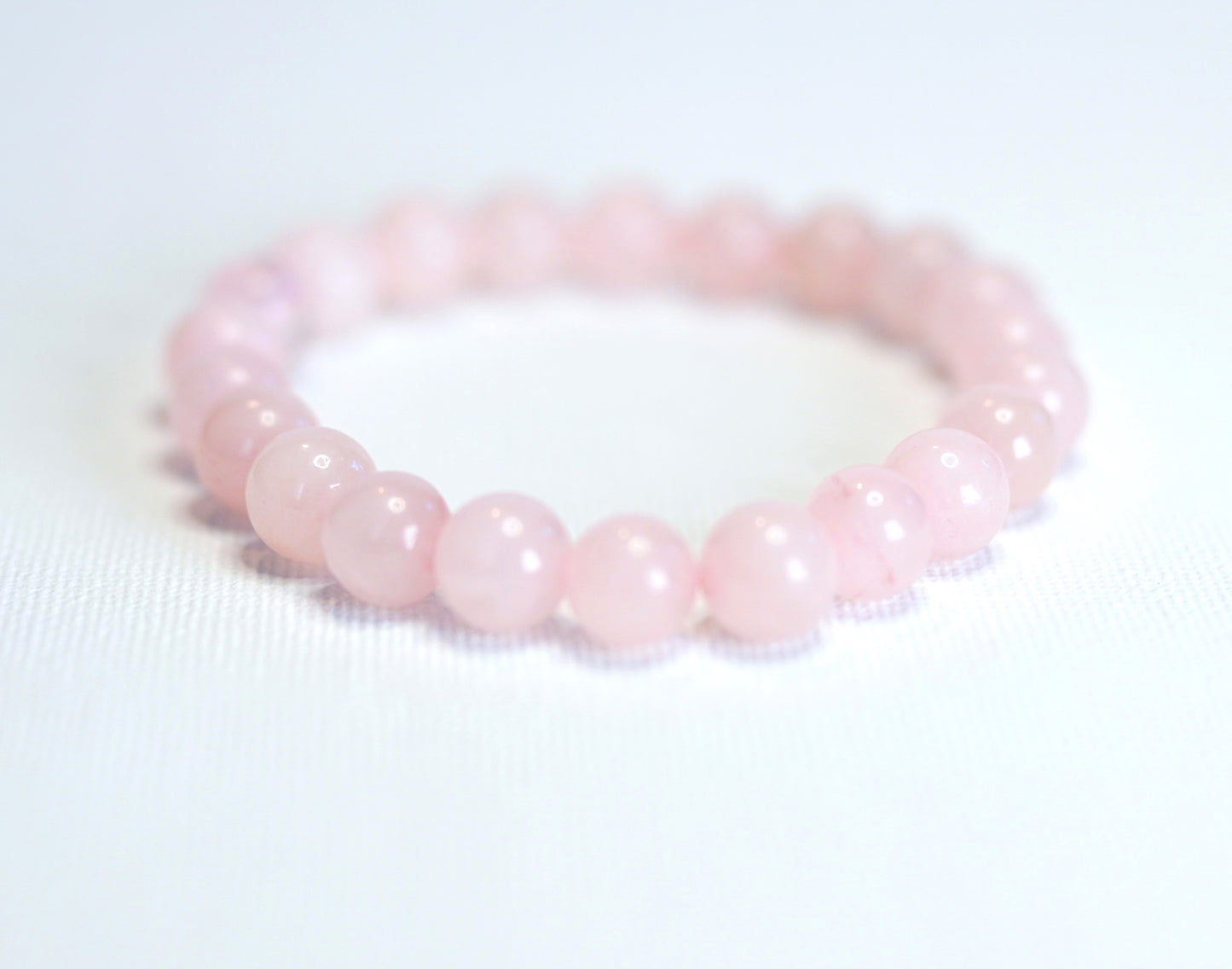 Rose Quartz 8mm Stretch Bracelet