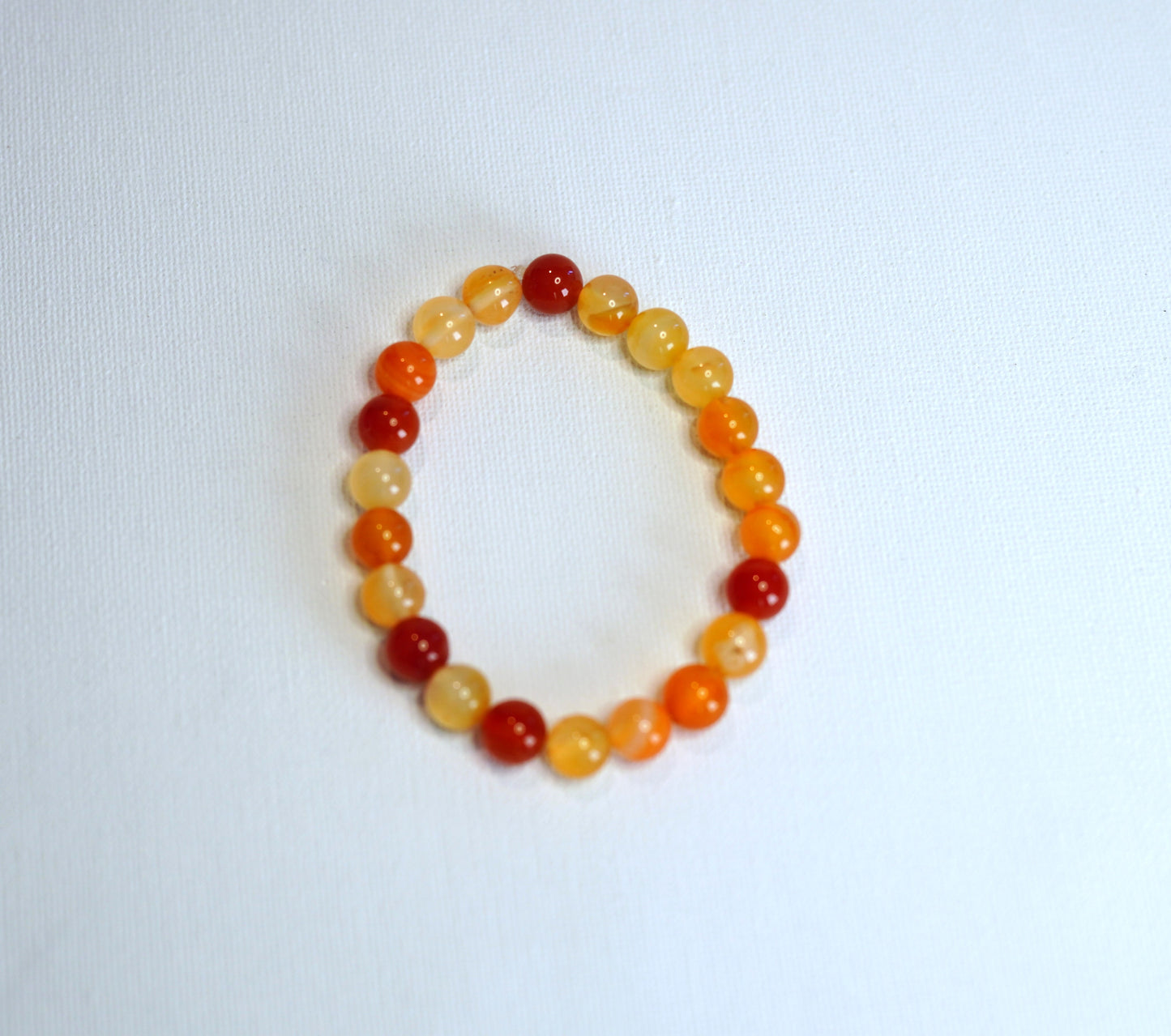 Radiant Life, Carnelian 8mm Stretch Bracelet